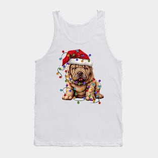 Christmas Puppy Tank Top